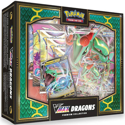 VMAX Dragons Premium Collection Box from Evolving Skies Pokémon card set